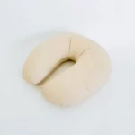 coussin d'allaitement pour bébé et voyage en forme u en tissu hypoallergénique 60x60cm beige