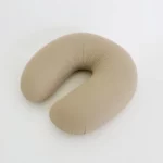 coussin d'allaitement pour bébé et voyage en forme u en tissu hypoallergénique 60x60cm marron