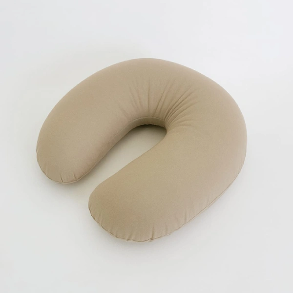 Coussin d'Allaitement Bébé et Voyage en forme de U - Tissu Hypoallergénique - marron coussin d'allaitement pour bébé et voyage en forme u en tissu hypoallergénique 60x60cm marron