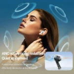 écouteurs bluetooth airpods celebrat w63, anc, écran tactile