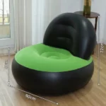 fauteuil gonflable rond design moderne lm159 noir