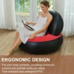 fauteuil gonflable rond design moderne lm159