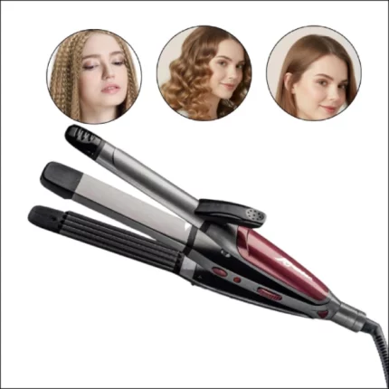 fer à coiffer hair styler multifonction 3en1 lisseur boucleur onduleur curlmaster nidaa pk536
