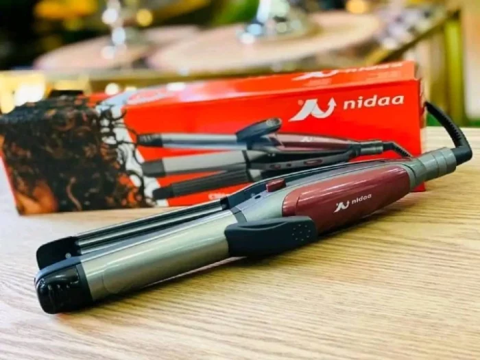 fer à coiffer hair styler multifonction 3en1 lisseur boucleur onduleur curlmaster nidaa pk536