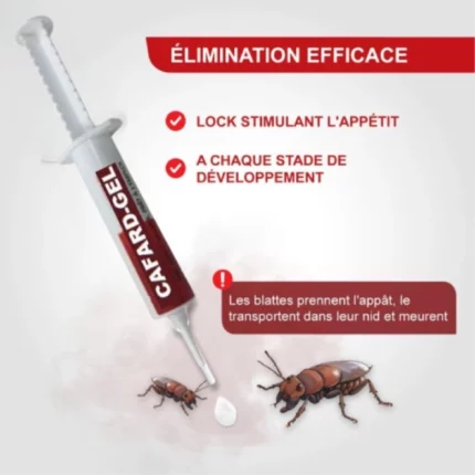 gel anti-cafards professionnel 50g