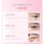 japan sakura eye serum sérum contour des yeux anti-cernes