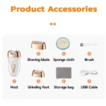 Kemei Épilateur Rasoir Électrique 3en1 KM-7102 – Image 3