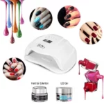 lampe à ongles uv led professionnelle sun x 54w 36led