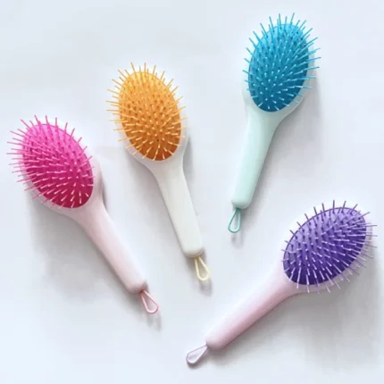 pack de 4 brosses à cheveux démêlantes doux pour enfants, design dessin animé