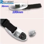 pèse-bagages valises numérique portable spilbergen 40kg 50kg blanc