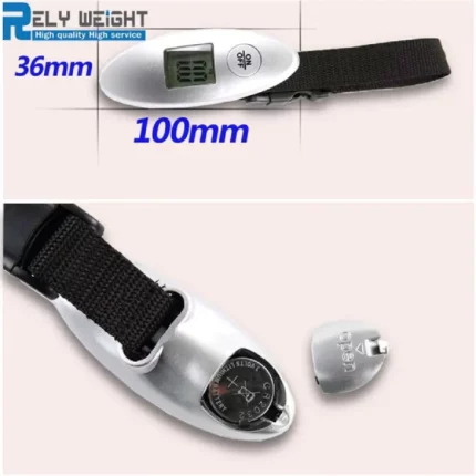 pèse-bagages valises numérique portable spilbergen 40kg 50kg blanc