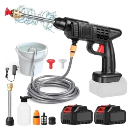 kit pistolet nettoyeur haute pression 6en1 sans fil rechargeable karcher avec 2 batteries 48v