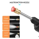 Pistolet Nettoyeur Haute Pression 6en1 Rechargeable Sans Fil Avec 2 Batteries 48V – Image 3