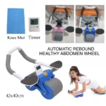 roue abdominale pro à rebond automatique avec support coudes