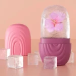rouleau de glace ice roller en silicone pour lifting et massage visage