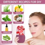 rouleau de glace ice roller en silicone pour lifting et massage visage