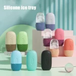 rouleau de glace ice roller en silicone pour lifting et massage visage