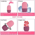 Rouleau de Glace Ice Roller en Silicone pour Lifting Massage de Visage – Image 4