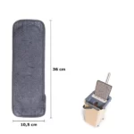 serpillère recharge remplacement microfibre pour balai plat rectangulaire