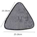 serpillère tampon recharge remplacement microfibre pour balai triangulaire