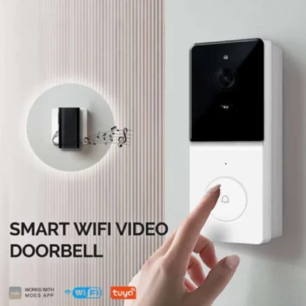 sonnette vidéo wifi intelligente hd 1080p moes tuya alexa