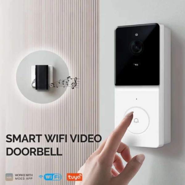 Sonnette Vidéo WiFi Intelligente HD 1080P MOES Tuya sonnette vidéo wifi intelligente hd 1080p moes tuya alexa