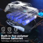 Souffleur à Jet Turbo Professionnel avec 2 Batteries 48V + Valise – Image 4