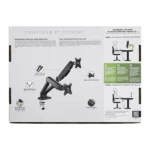 support double bras écran moniteur articulé 360° t'nb ergo