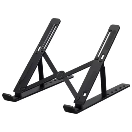 support pliable pour pc portable et tablette pas cher rt-007 noir en plastique abs