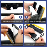 Balai Microfibres Magique Rectangulaire Pliable Pivotant 360° – Image 5