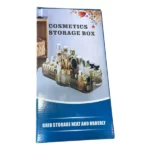 boite de rangement pour cosmétiques organisateur de maquillage de grande capacité rotatif 360° en acrylique transparent, cosmetics storage box