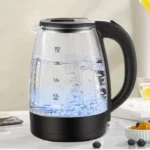bouilloire électrique en verre 2l 1500w am154-11