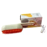 brosse de massage électrique rechargeable à pulvérisateur vapeur pour animaux de compagnie pets chats chiens