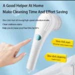 brosse de nettoyage électrique rechargeable rotative multifonction 5en1 magic brush, flexman, jtween