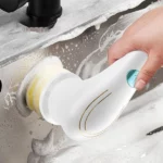 brosse de nettoyage électrique rechargeable rotative multifonction 5en1 magic brush