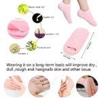 Chaussettes Spa Hydratantes Antidérapantes en Gel Silicone – 2 Pcs – Image 5