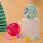 kit coupe-ongles lime ongles électrique piles 6en1 pour bébé, enfant et adulte Lonnalee