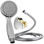 kit de douche douchette à main 3 fonctions en abs chromé avec support turquie