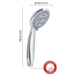 Kit de Douche à Main 3 Fonctions en ABS Chromé – Image 5