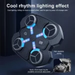 machine de boxe musicale intelligente bluetooth à rythme lumineux music boxing target + gants