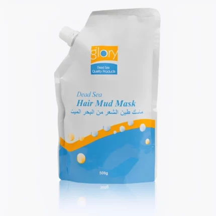 masque capillaire à la boue de la mer morte pour cheveux glory 500g, hair mud mask