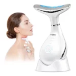 appareil de massage visage masseur facial intelligent lifting ems photothérapie LED thermothérapie whale beauty kungfuren