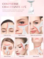 Masseur Facial Intelligent Lifting EMS Photothérapie LED Kungfuren – Image 4