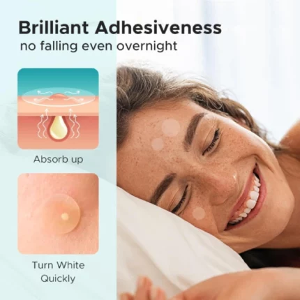 patchs anti-acné boutons hydrocolloïdes hypoallergéniques pour le visage hanel 72 pcs