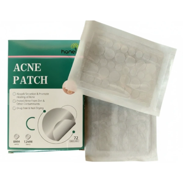 patchs anti-acné boutons hydrocolloïdes hypoallergéniques pour le visage hanel 72 pcs