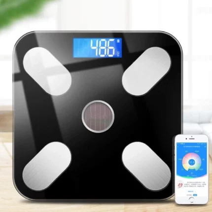 pèse-personne numérique intelligent balance connectée bluetooth vejia, balance analyseur de graisse composition corporelle