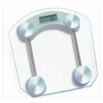 pèse-personne numérique en verre trempé avec afficheur lcd capacité 180kg