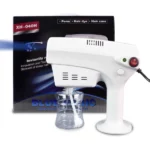 appareil pistolet pulvérisateur de soin capillaire facial nano steam gun blue magic xh-040h, hydrate, nourrissant, réparation cheveux