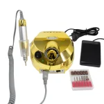 ponceuse à ongles professionnelle dm202 gold or 30000rpm 35000