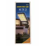 projecteur lampe solaire extérieur cob led détecteur de mouvement avec télécommande